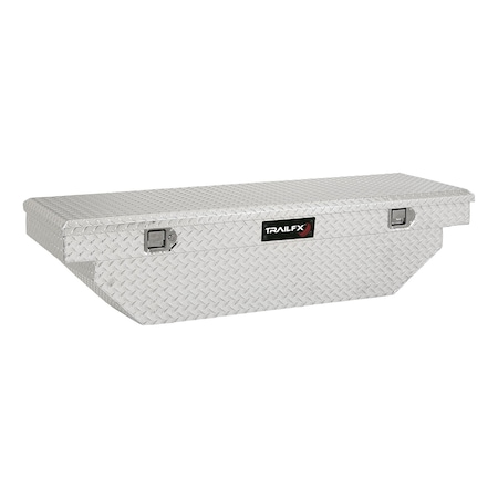 Trailfx TrailFX 110631; Truck Tool Box; Crossover Angled Single Lid With Struts Diamond Tread 110631